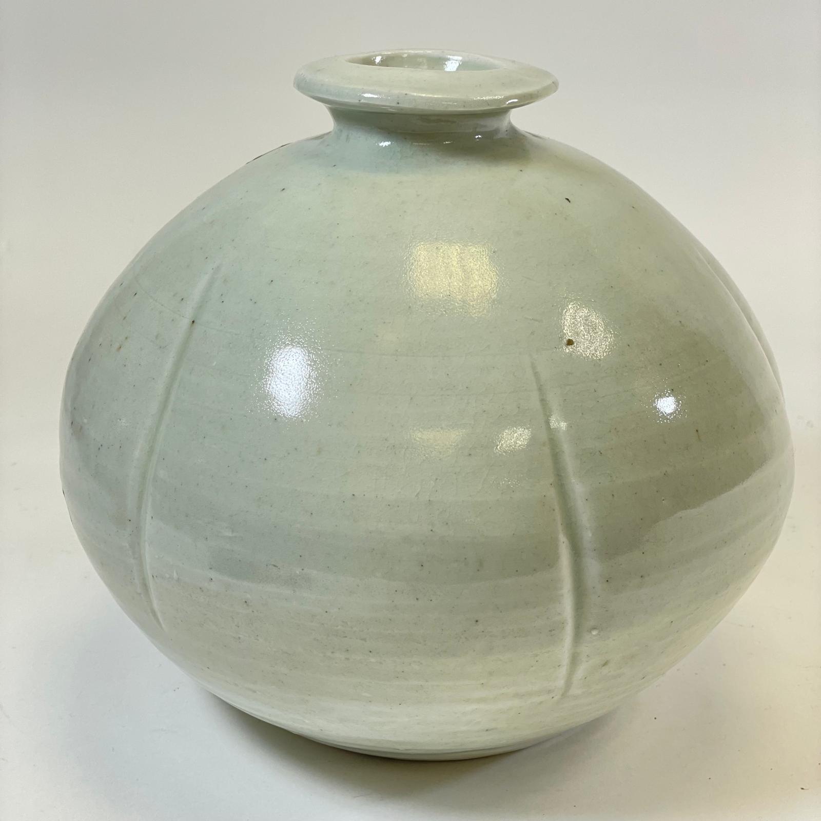 Bernard Leach Stoneware Vase Tenmoku Type Glaze BL & St Ives Marks  Height: 17cm  Width: 19cm - Image 6 of 6