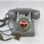 A vintage grey bell telephone (A 002, 9666/08)