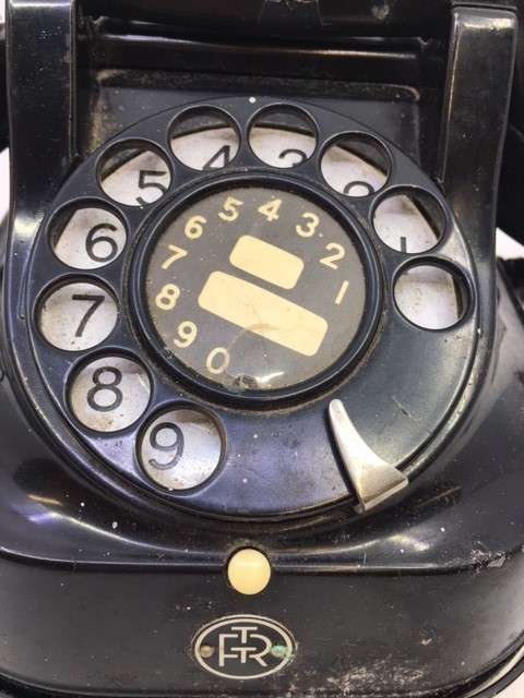 A vintage black bell telephone (RTT-56. A) - Image 2 of 6