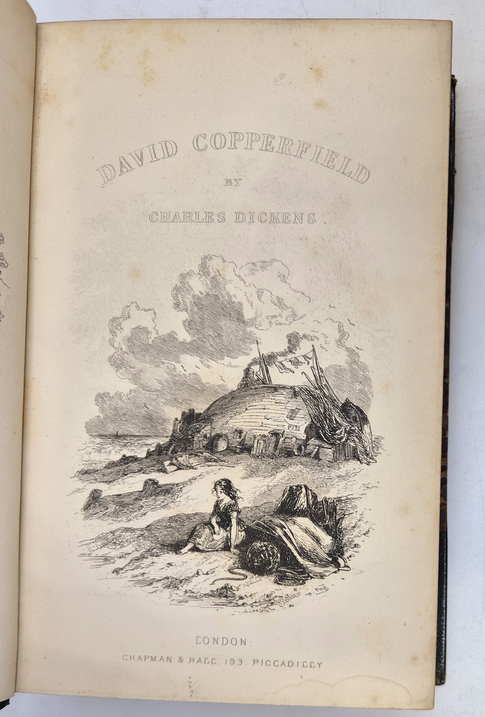 Dickens (Charles), The Personal History of David Copperfield, Chapman and Hall, n.d. [c.1860], - Image 3 of 4