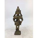 An Indian bronze figure of a deity. H:16.5cm
