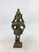 An Indian bronze figure of a deity. H:16.5cm