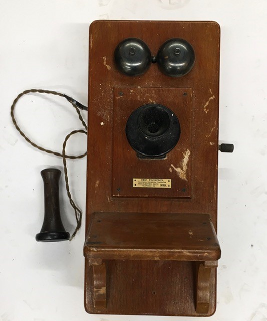 A vintage Eric Thompson telephone (a/f)