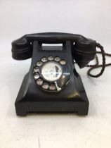 A vintage black bell telephone (064 - 56), (3320B, PX57/2A)
