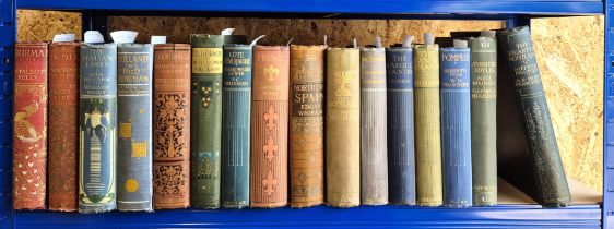 A collection of Adam & Charles Black colour illustrated books, many with decorative boards: Steel (