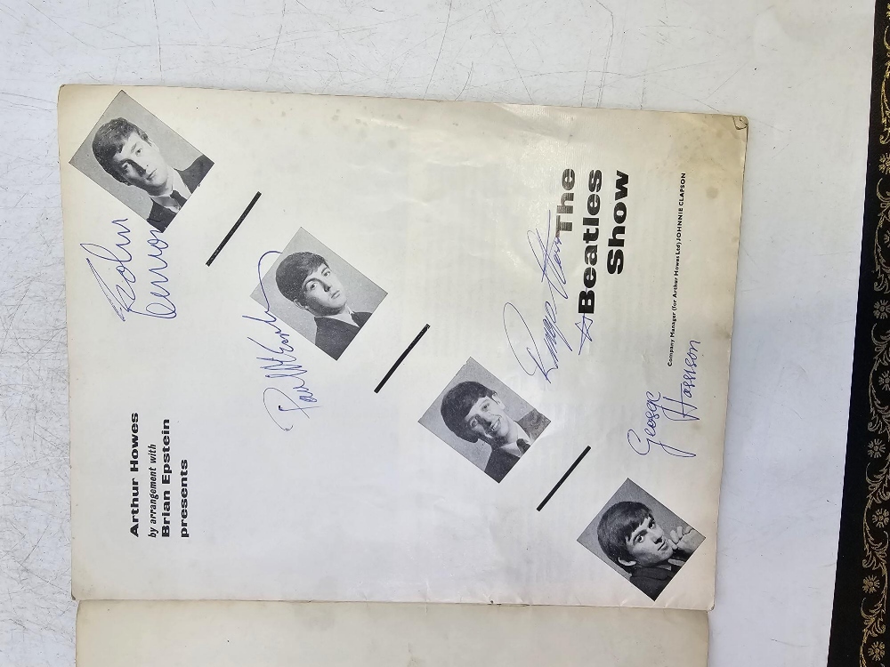 The Beatles Show, an original concert programme. Signed inside, however we believe not by the Fab - Image 7 of 9