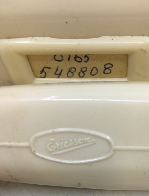 A vintage white bell telephone, (Ericsson) - Image 4 of 4