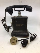 A vintage black telephone (JYDSK TELEFON AKTIESESKAB)