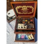 A fine quality Windsor and Newton 19th cent Campaign artists box and a later artists box