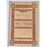 Elgar (Edward, 1857-1934), "Great Is The Lord, 48th Psalm, Novello's Original Octavo Edition",