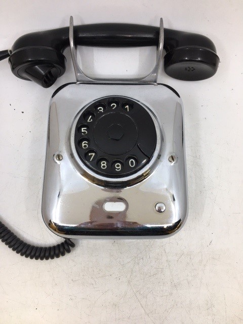 A vintage telephone