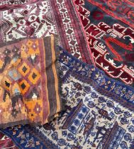 A collection of rugs