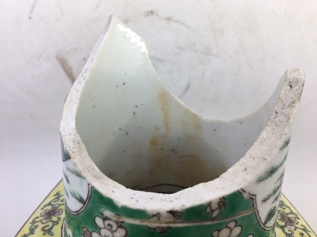 A Chinese vase, H:49cm approx. (a/f) - Image 6 of 8