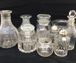 A large collection of 18th and later glassware (qty) (a/f)
