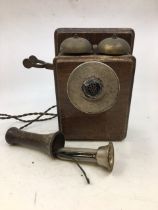 A vintage telephone (a/f)