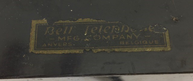 A vintage MFG black bell telephone, (2714 A) - Image 4 of 5