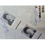 The Beatles Show, an original concert programme. Signed inside, however we believe not by the Fab