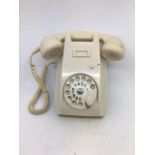 A vintage white bell telephone, (Ericsson) (1143/2/W, FEB-61)