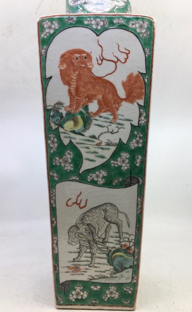 A Chinese vase, H:49cm approx. (a/f) - Image 4 of 8