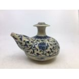 A Qing dynasty Chinese pottery Kendi