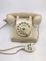 A vintage Ericsson white bell telephone (11420/2/W) (OCT-61)