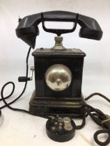 A vintage black telephone (JYDSK, TELEFON, AKTIESELSKAB)