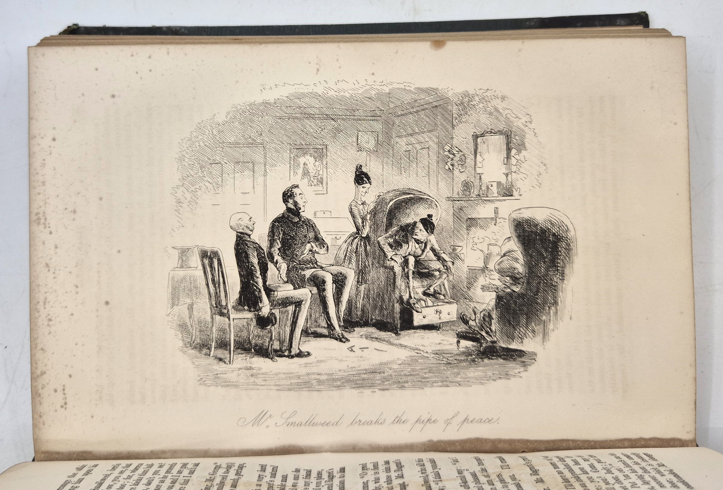 Dickens (Charles), "Bleak House", London; Bradbury & Evans, 1853, 1st edition, 8vo, illustrations by - Image 3 of 3