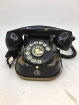 A vintage black bell telephone (RTT 56)