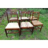 Mixed selection of 6 dining chairs, sold for renovation so viewing is recomended.