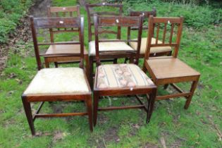 Mixed selection of 6 dining chairs, sold for renovation so viewing is recomended.