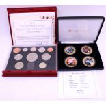 The Queen's Platinum Jubilee 24-Carat Gold-Plated Photographic £5 Coin Collection and a Royal Mint