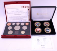 The Queen's Platinum Jubilee 24-Carat Gold-Plated Photographic £5 Coin Collection and a Royal Mint