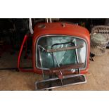 Selection of MG BGT spares/accessories complete hatch,  front grill, side windows and other items.