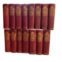 A collection of 15 circa 1910 illustrated Charles Dickens books published by The Waverley Book