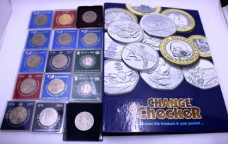 Collection of Collectors Coins.  To include a 2018 Full Set A to Z Alphabet 10p coins in Change