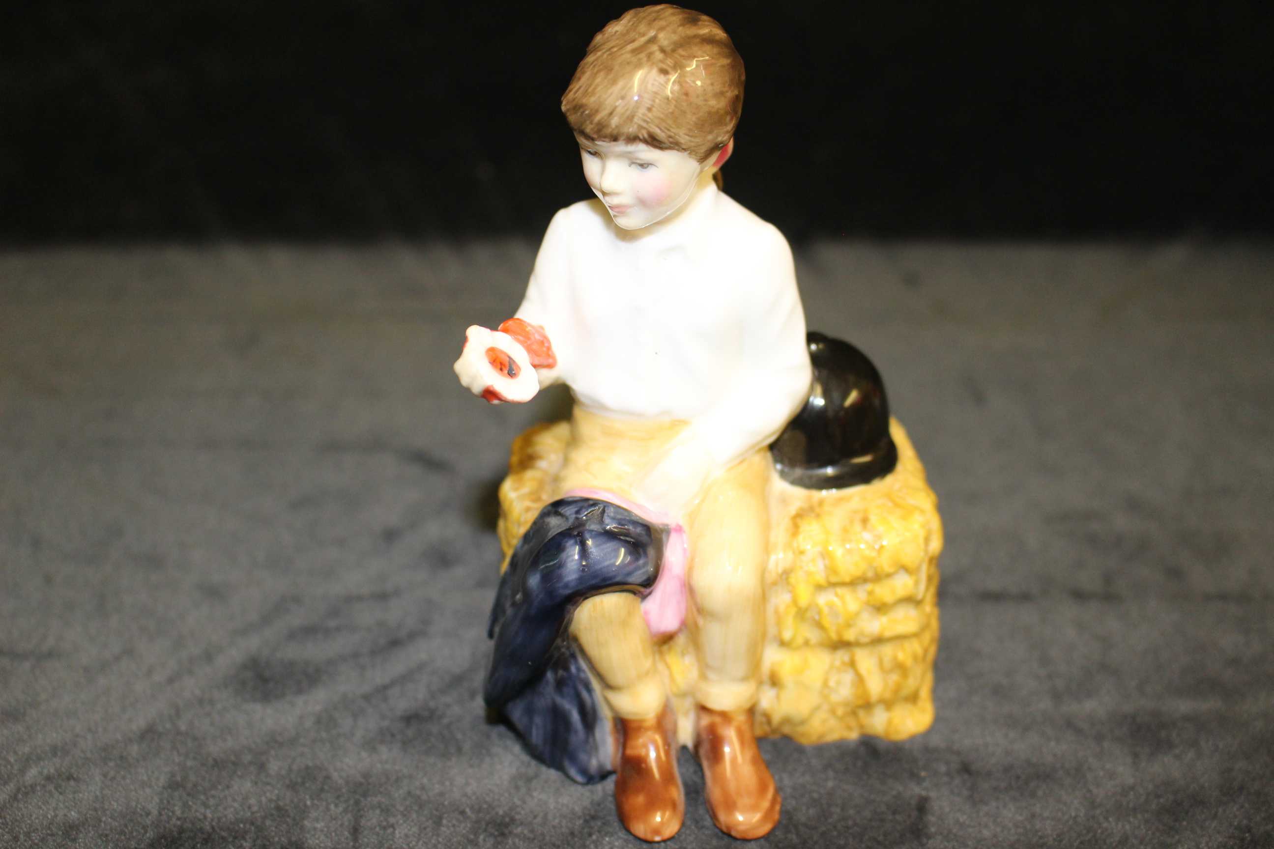 A Royal Doulton figure "Holly" HN 3647, "Winter's Day" HN 3769, "First Prize" HN 2911, "Pearly - Image 4 of 4