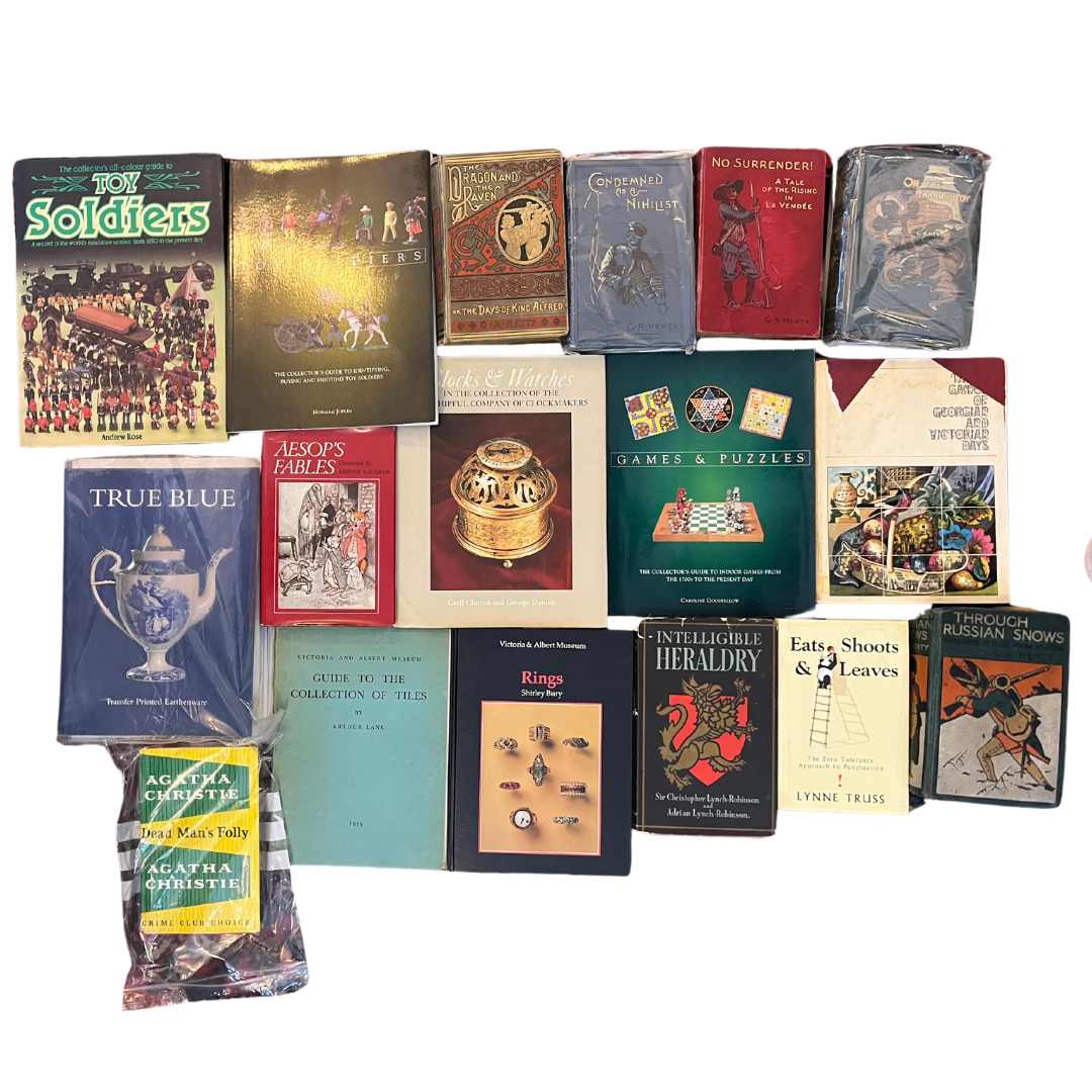 A mixed box of vintage and antique books of assorted interest to include fiction and non-fiction. (