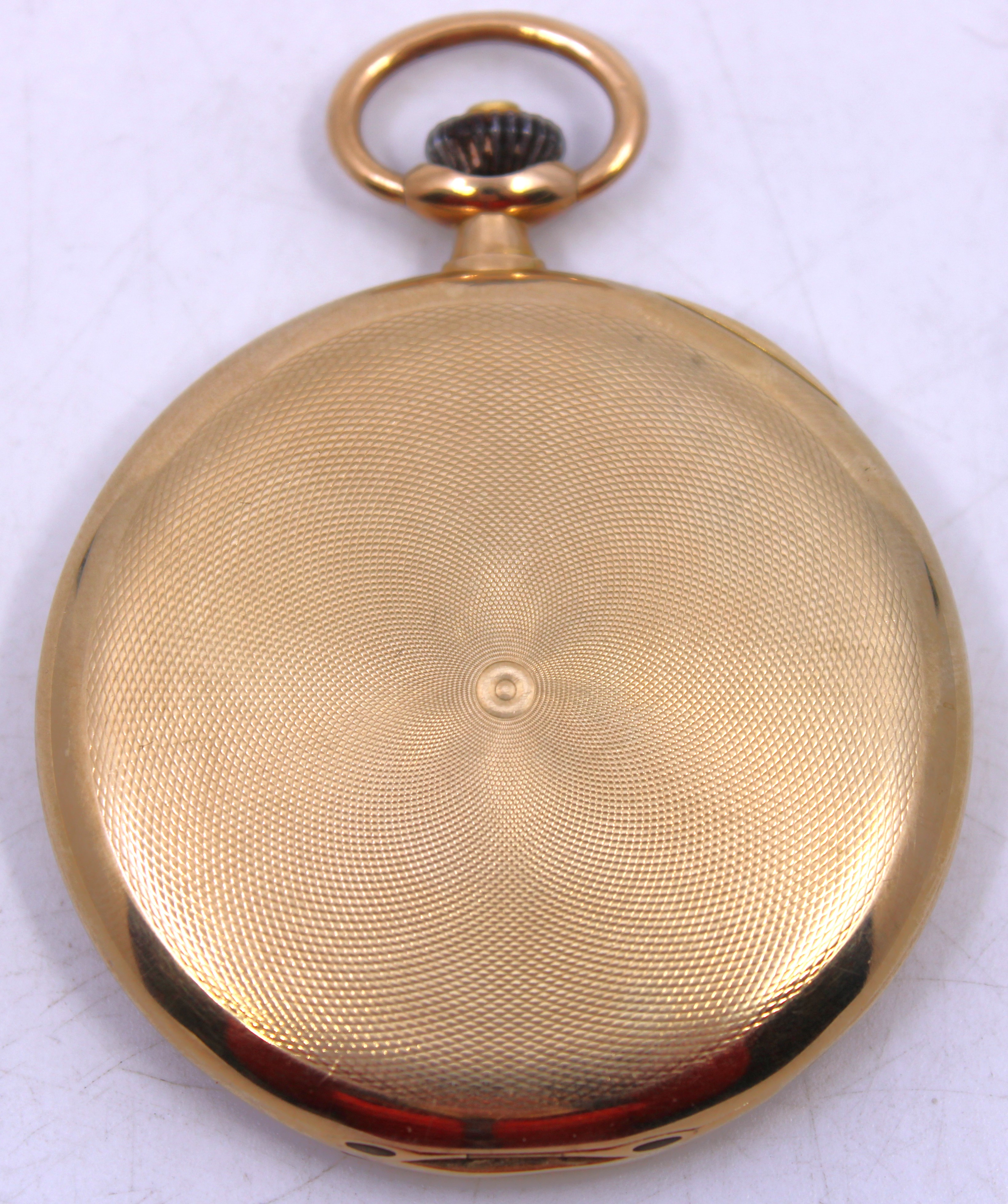14ct Yellow Gold Pocket Watch. The Pocket Watch is hallmarked "14K" and "0,585" for 14ct Gold on the - Image 2 of 3
