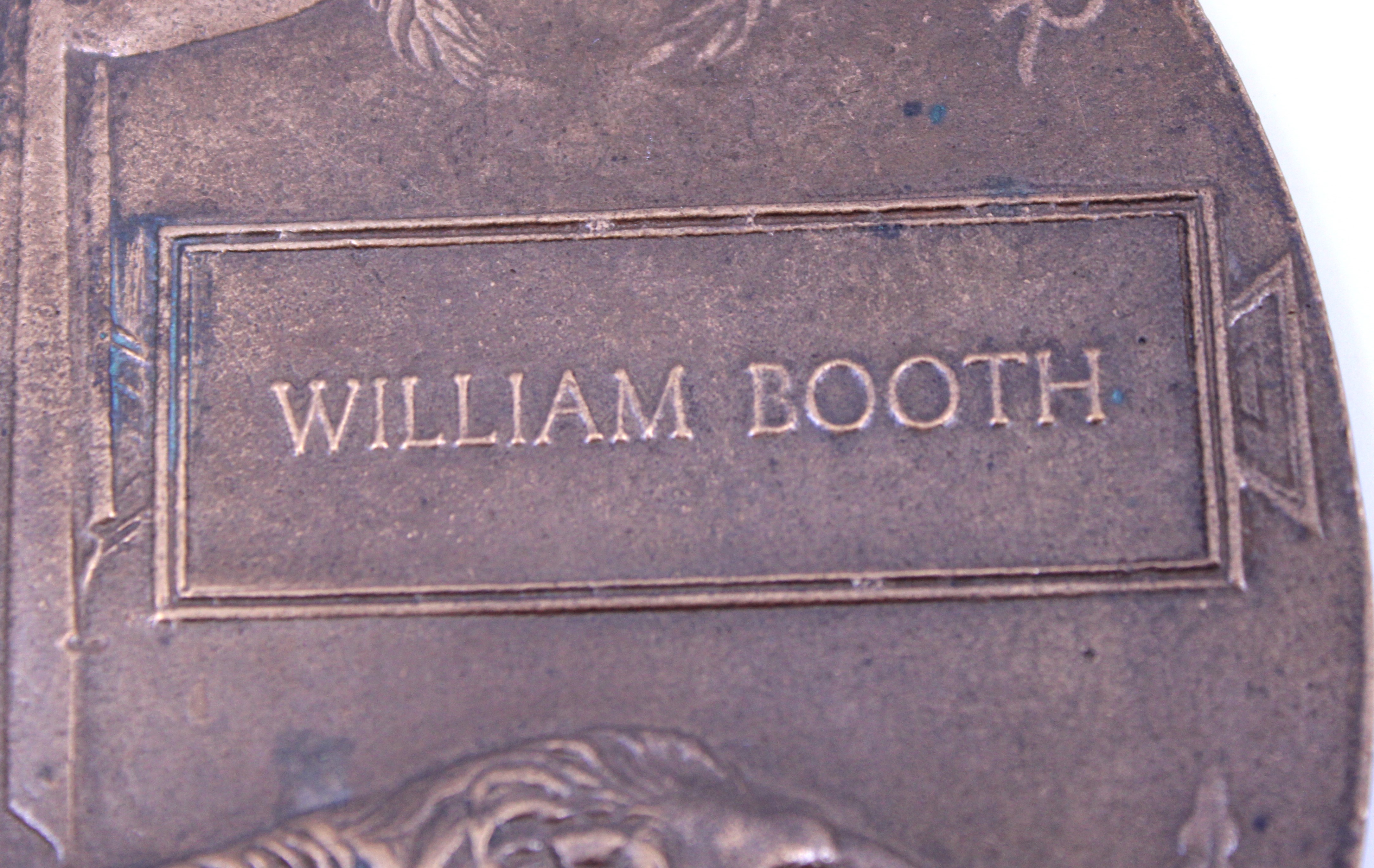 WW1 Bronze Death Penny Named William Booth. It measures approx. 12cm x 12cm.  Condition: In good - Image 3 of 3