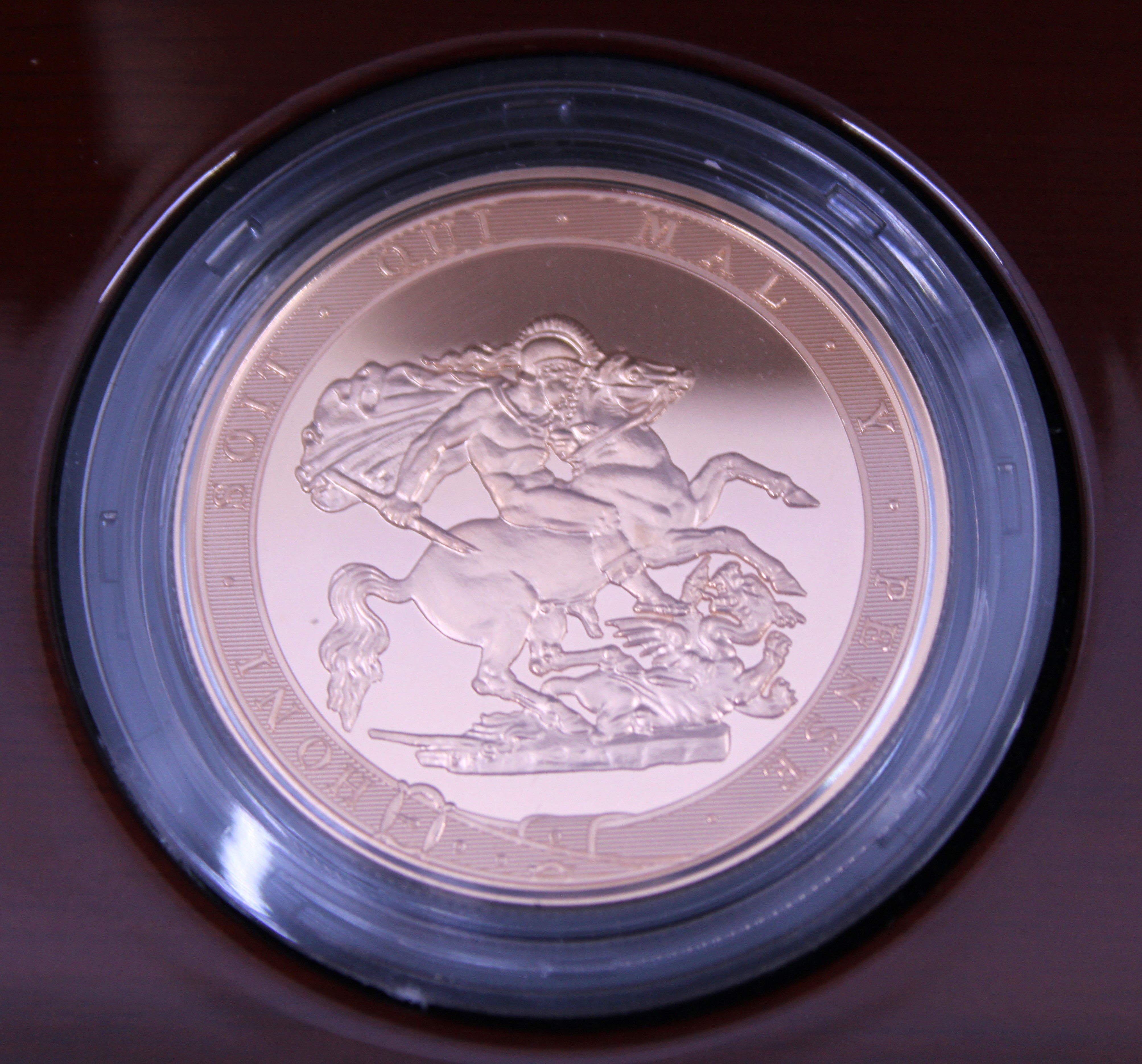 The Royal Mint 2017 The Five-Sovereign Piece 2017 Brilliant Uncirculated Coin. Boxed with - Image 3 of 3