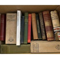 A mixed box of vintage and antique books of assorted interest to include various art books. (qty