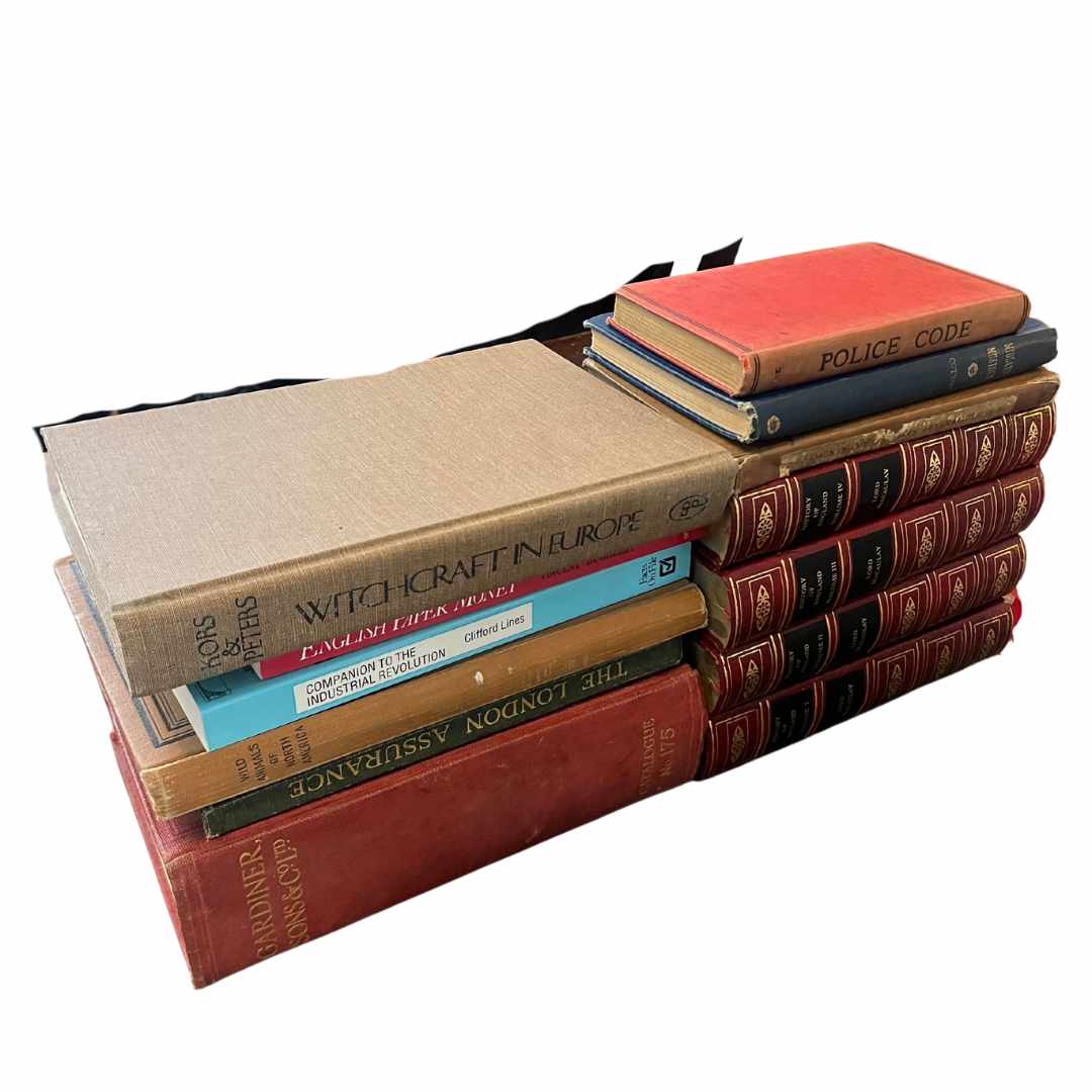 A collection of vintage and antique Historical interest books. (qty a/f)