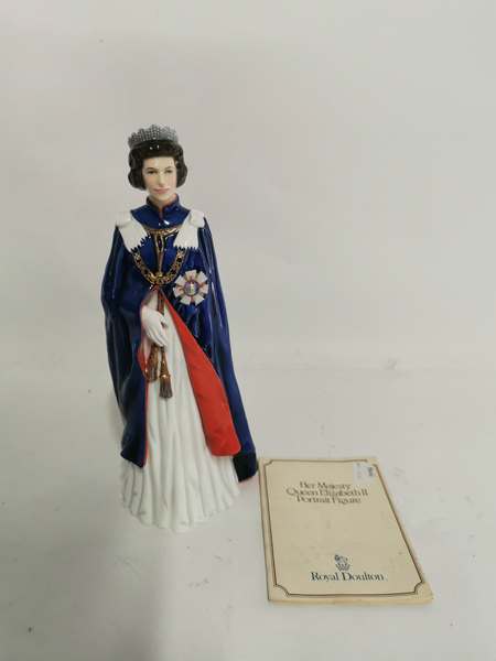 A Royal Doulton HN 2878 figure of the late Queen Elizabeth II to celebrate the 30th anniversary of