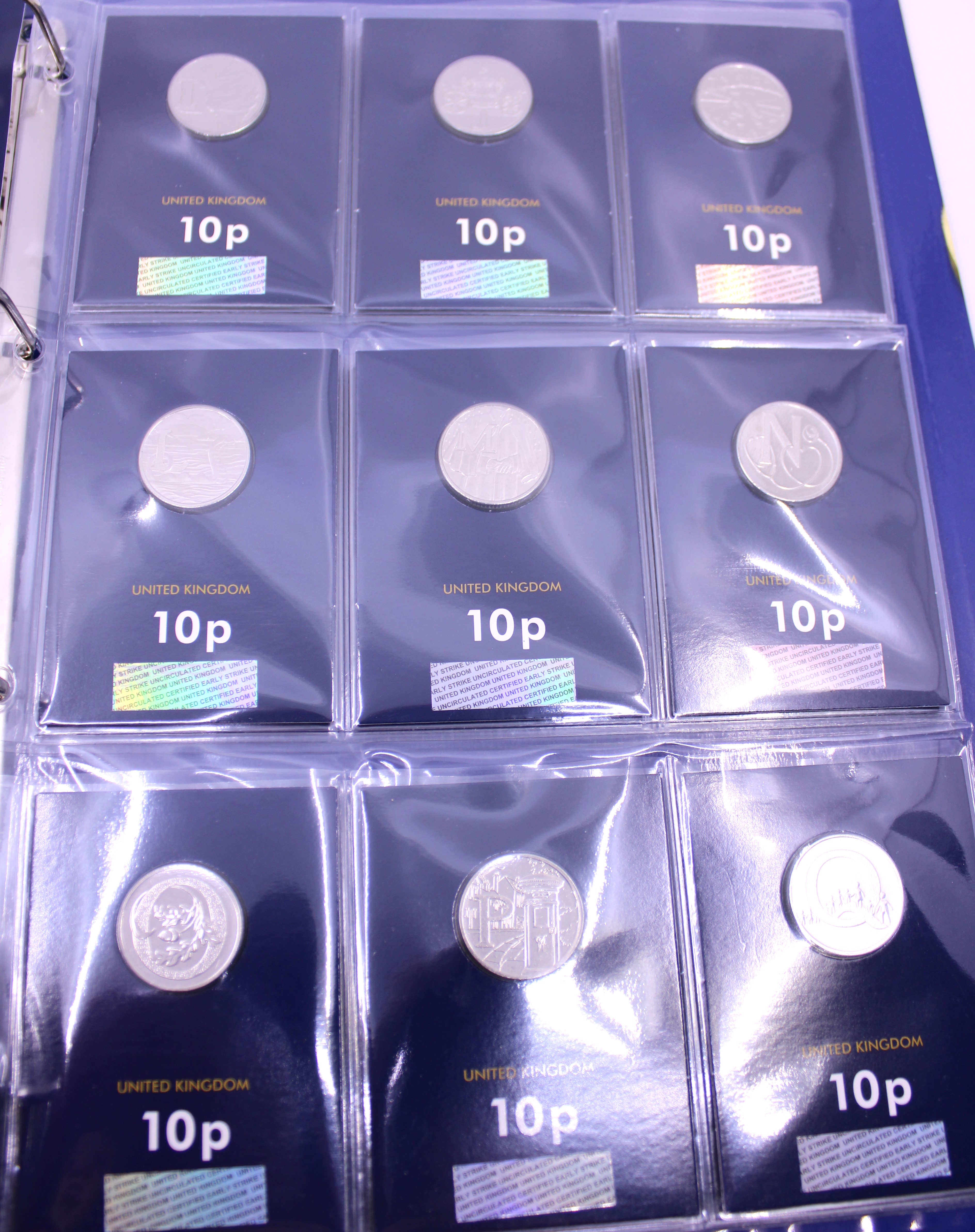 Collection of Collectors Coins.  To include a 2018 Full Set A to Z Alphabet 10p coins in Change - Image 6 of 7