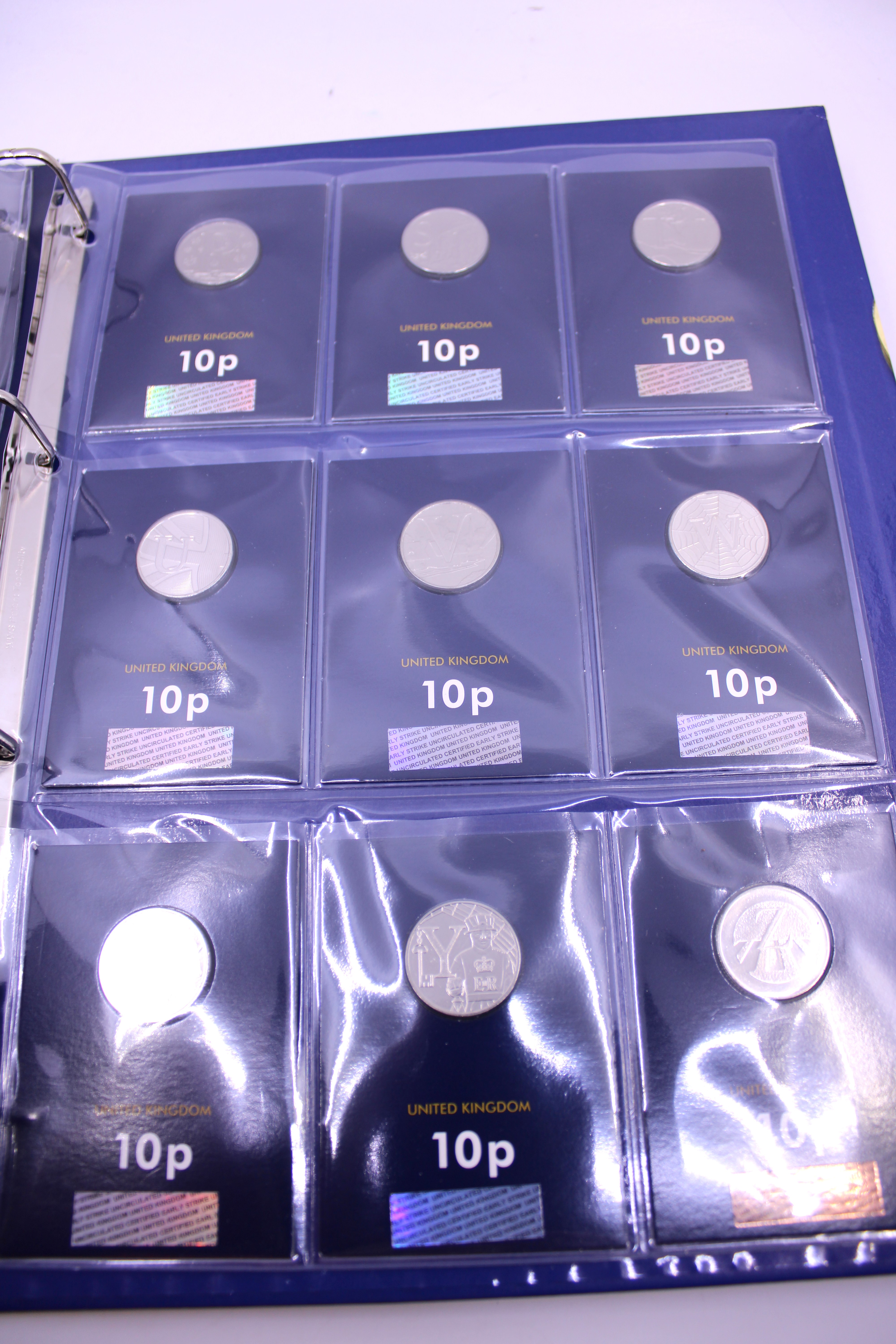 Collection of Collectors Coins.  To include a 2018 Full Set A to Z Alphabet 10p coins in Change - Image 7 of 7