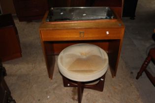 G Plan Mid Century Modern dressing table and stool.