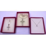 Selection of Sterling Silver Jewellery. To include three boxed Silver Pendants and Chains.  One of