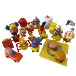 A collection of retro, collectable 90s McDonalds & Burger King toys amongst others.