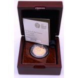 The Royal Mint Nations of the Crown 2017 UK £1 Gold Proof Coin. Boxed with Certificate of