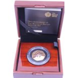 The Royal Mint 75th Anniversary of the Battle of Britain 2015 UK 50p Gold Proof Coin. Boxed with